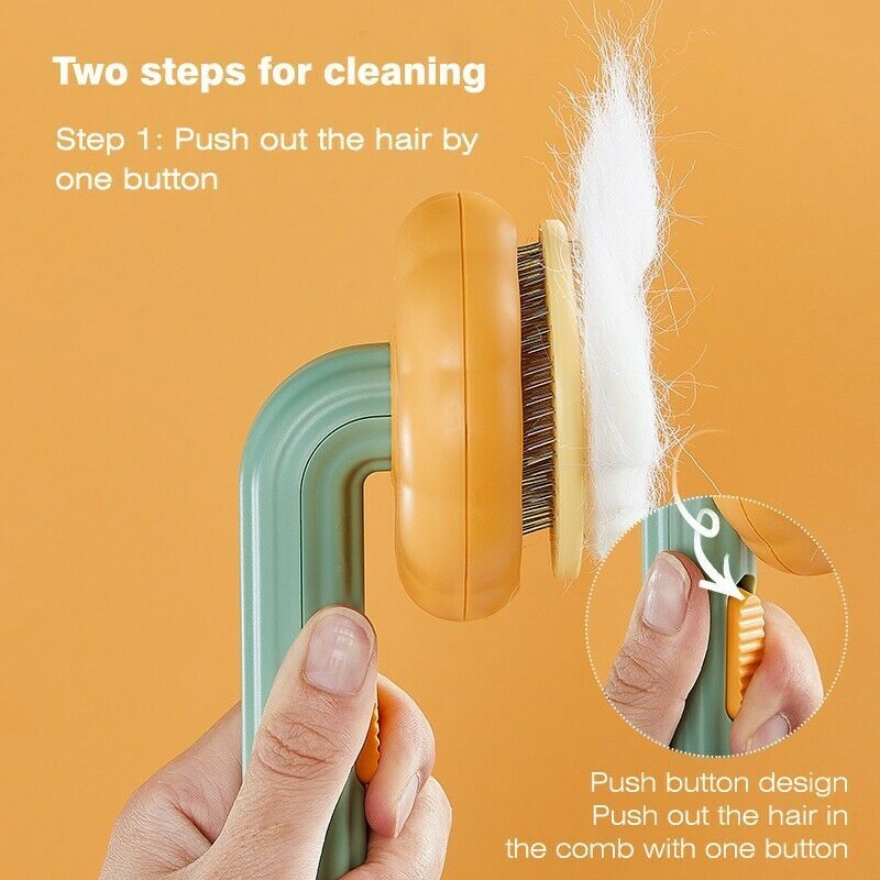 Pet Grooming Self Cleaning Slicker Brush - Petnify