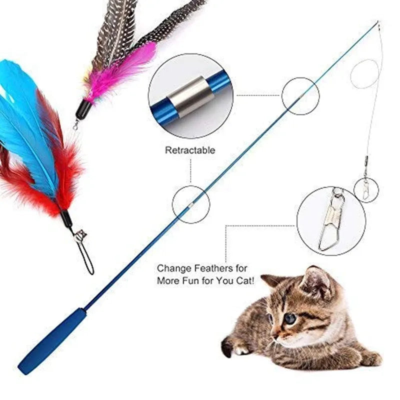 Interactive Cat Feather Toy - Petnify